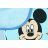   Disney Mickey és Plútó wellsoft béléses pamut babatakaró  70x90cm - kék