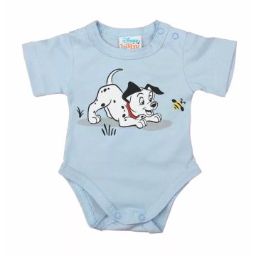 Rövid ujjú kisfiú body 101 kiskutya mintával (50) - kék