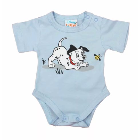 Rövid ujjú kisfiú body 101 kiskutya mintával (50) - kék