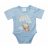 Rövid ujjú baba body kék maci (50)