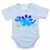 Rövid ujjú baba body - kék dinó (50)