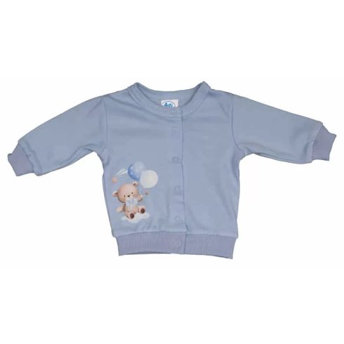 Pamut baba kocsikabát Macis mintával kék (68)