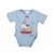 Rövid ujjú baba body cuki Vitorlás mintával (74) - kék