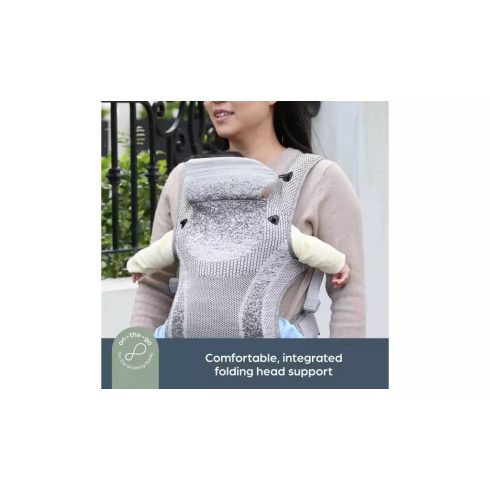 Dreambaby Inspire szövet babahordozó 15 kg-ig - szürke