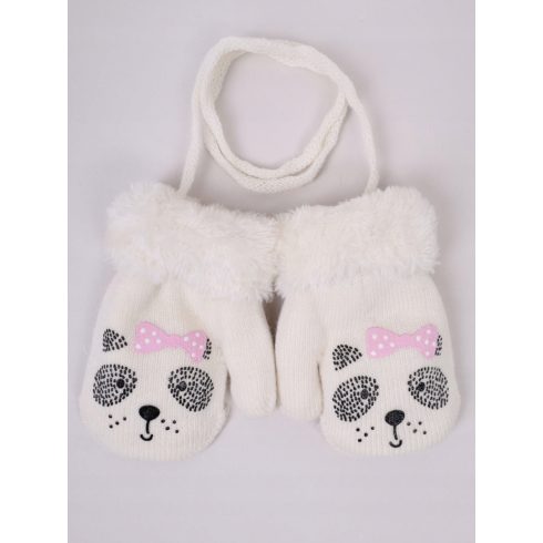 Yo!club téli kesztyű 12 cm - ekrü/kutya