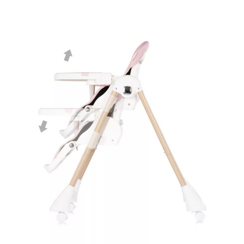 Chipolino Candy Shop multifunkciós etetőszék - Powder pink