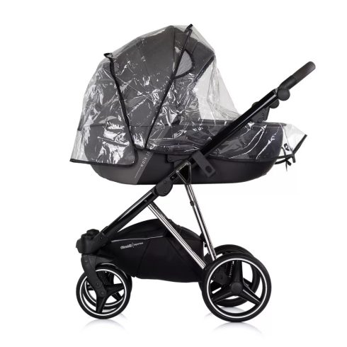Chipolino Imperium 3 az 1-ben újszülött babakocsi - Charcoal