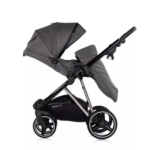 Chipolino Imperium 3 az 1-ben újszülött babakocsi - Charcoal