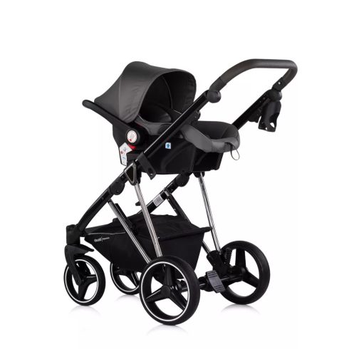 Chipolino Imperium 3 az 1-ben újszülött babakocsi - Charcoal