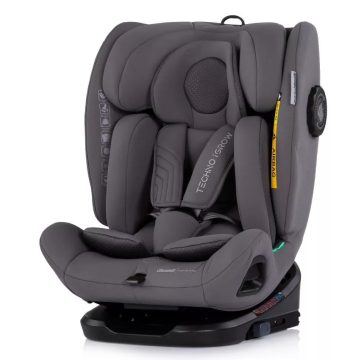   Chipolino Techno iGrow autósülés Isofix 40-150cm - charcoal 