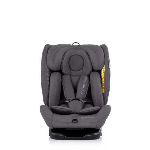 Chipolino Techno iGrow autósülés Isofix 40-150cm - charcoal 