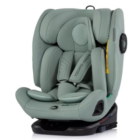 Chipolino Techno iGrow autósülés Isofix 40-150cm - matcha