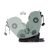 Chipolino Techno iGrow autósülés Isofix 40-150cm - matcha