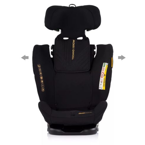 Chipolino Techno iGrow autósülés Isofix 40-150cm - noir 