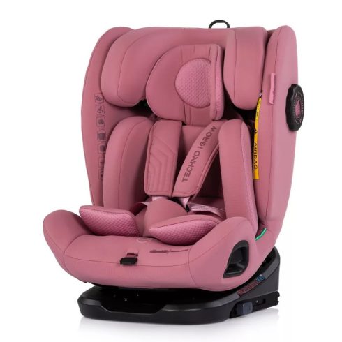 Chipolino Techno iGrow autósülés Isofix 40-150cm - powder pink 