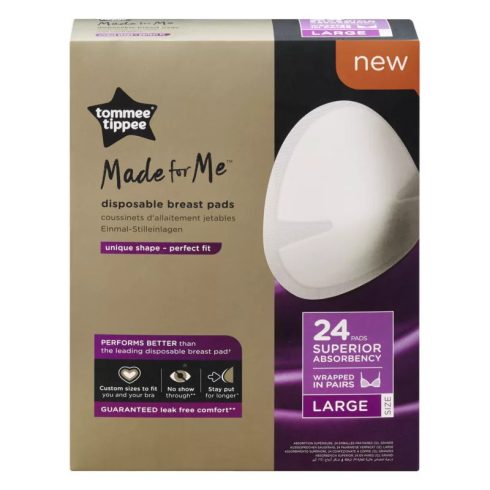 Tommee Tippee Made for Me Eldobható Melltartóbetét 24db – L méret