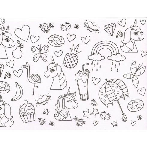 Gyémántos kifestő - Unikornisok 