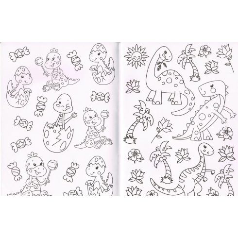 Gyémántos kifestő - Dinoszauruszok 