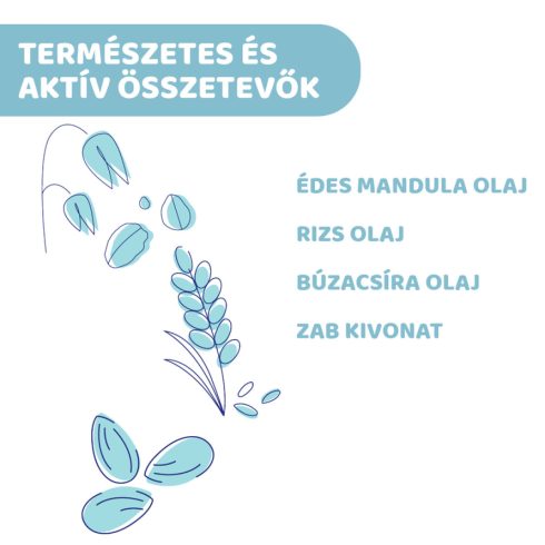 Chicco masszázsolaj 100ml - E-vitaminnal és Édes Mandulaolajjal
