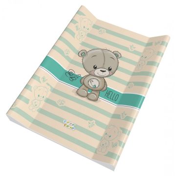   Babastar merev pelenkázó lap 50*70 cm - Türkiz maci + pillangó 