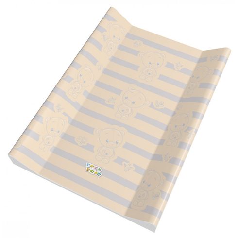 Babastar puha 2 ékes pelenkázó lap 50*70 cm - Levendula apró maci + pillangó 