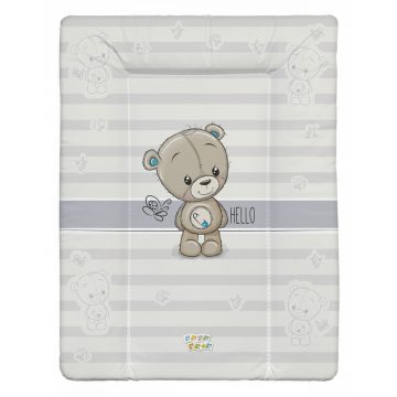   Babastar puha pelenkázó lap 50*70 cm - Levendula maci + pillangó