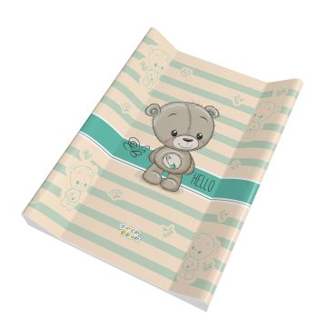   Babastar merev pelenkázó lap 50*80 cm - türkiz maci + pillangó 