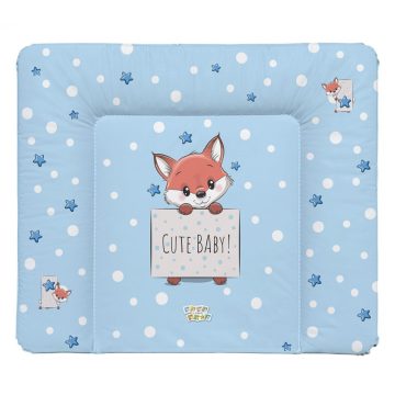   Babastar puha pelenkázó lap 85*75 cm - Kék csillagos róka 