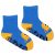 Yoclub ABS csúszásgátlós zokni 17/19 - kék/sárga