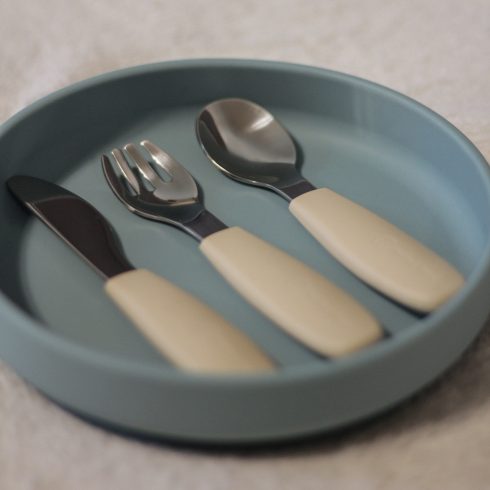 P&M Rozsdamentes acél evőeszközkészlet 12m+  (Dusty Rose)