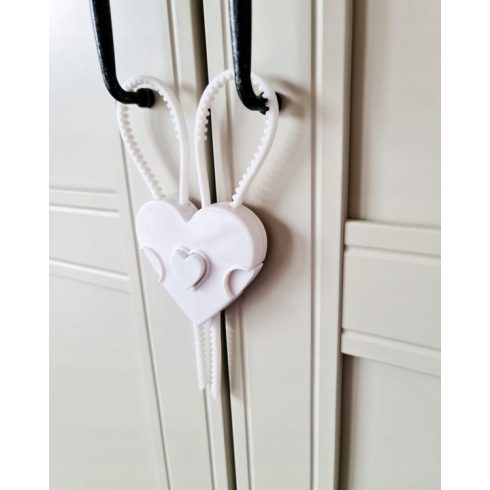 Bocioland biztonsági szekrény és fiókzár 1db - szív 