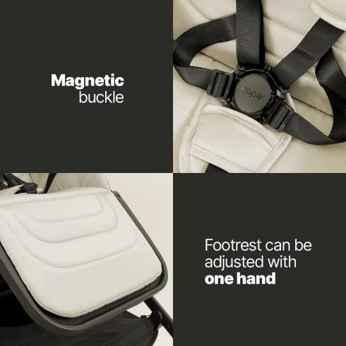 Zopa Move Cross 5 4in1 multifunkciós babakocsi szett + bázistalp - Toffee Brown