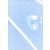 Trimex kapucnis,frottír fürdőlepedő 70*80 cm - kék alvó maci