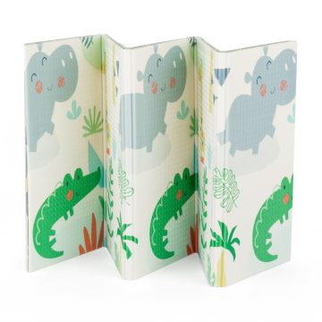   PETITE&MARS Összehajtható játszószőnyeg Campy Jungle&Hexagon