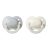   Tommee Tippee Newborn Újszülött szilikon cumi 0-2 hó 2 db - Girl  Krém/Szürke