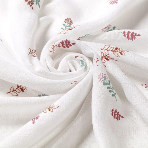 BabyOno 3 db-os színes,mintás bambusz textilpelenka - rózsaszín 