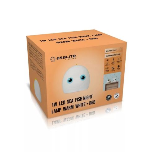 Asalite LED Éjjeli Lámpa Halacska 1W