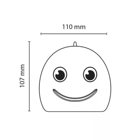 Asalite LED Éjjeli Lámpa Halacska 1W