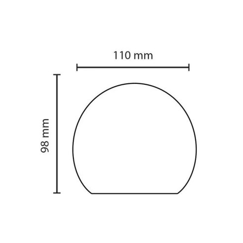 Asalite LED Éjjeli Lámpa Csillagos Gömb 1W