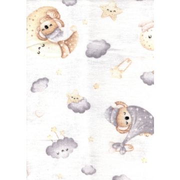 Flanel mintás pelenka  - koala maci