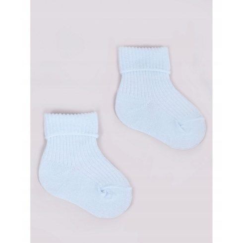 Yoclub pamut zokni 0-3 hó - v.kék