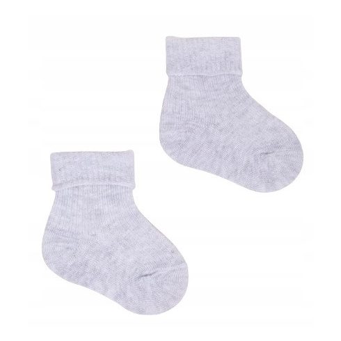 Yoclub pamut zokni 0-3 hó - v.szürke 