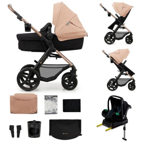 Kinderkraft Moov 2 + Mink pro 4:1 multifunkciós babakocsi - Sande beige