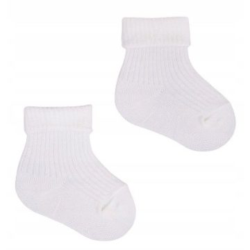 Yoclub pamut zokni 3-6 hó - fehér