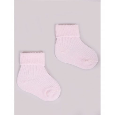 Yoclub pamut zokni 3-6 hó - v.rózsaszín 