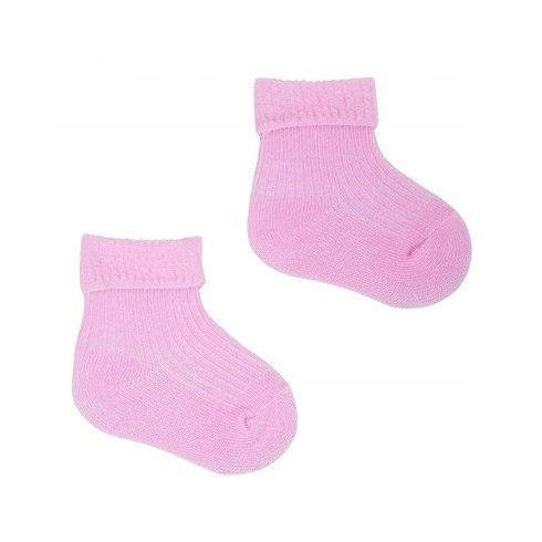 Yoclub pamut zokni 3-6 hó - rózsaszín 
