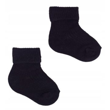 Yoclub pamut zokni 0-3 hó - fekete