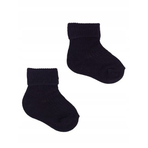 Yoclub pamut zokni 0-3 hó - fekete