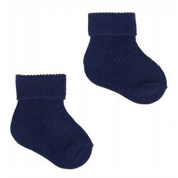 Yoclub pamut zokni 3-6 hó - sötétkék