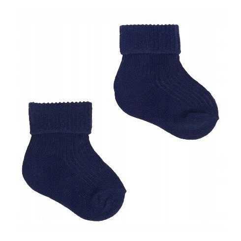 Yoclub pamut zokni 3-6 hó - sötétkék